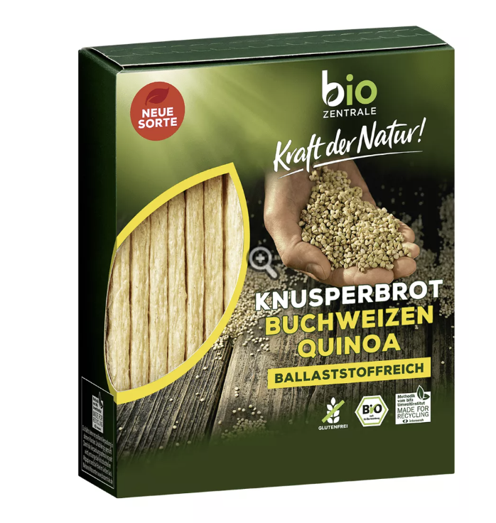 Хлібці Bio Zentrale гречані з кіноа органічні 100г